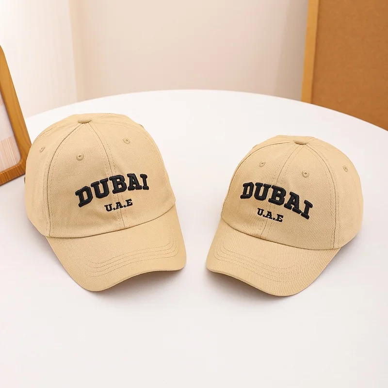 

Parent-Child Letter Embroidery Baseball Caps Large Brim Sun Hats for Outdoor Sports Cap Sun Visor Hat for Children Girls Boys