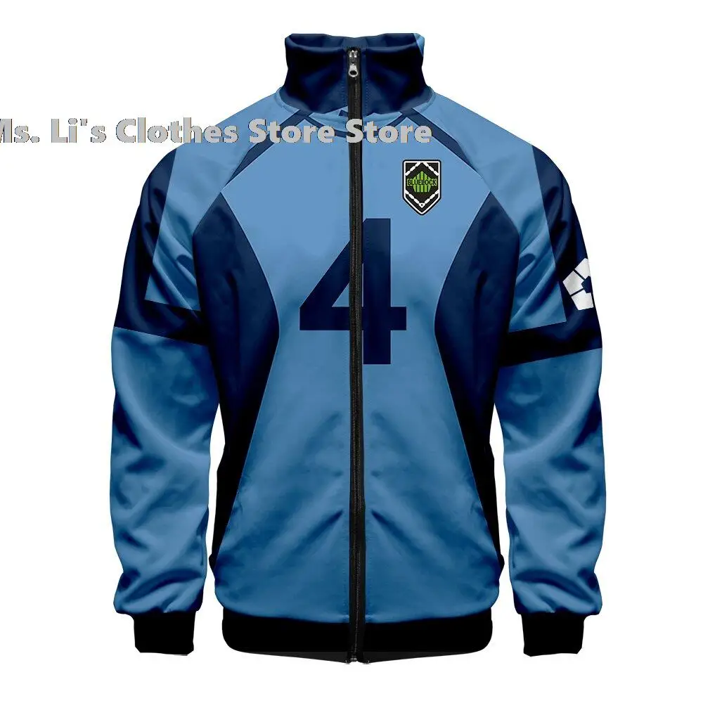 Good qualityAnime Blue Lock Isagi Yoichi Football Cosplay Costume Bachira Meguru Chigiri Hyouma Jackets  Zipper Sweater Pullover