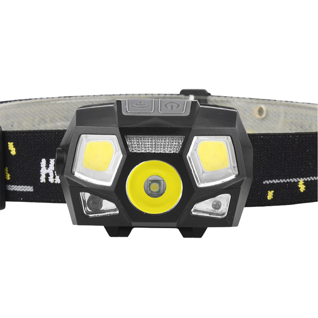 1300 Lumens Headlight USB LED Rechargeable Waterproof Head Torch Head Lamp Fishing Hunting Camping Headlamp