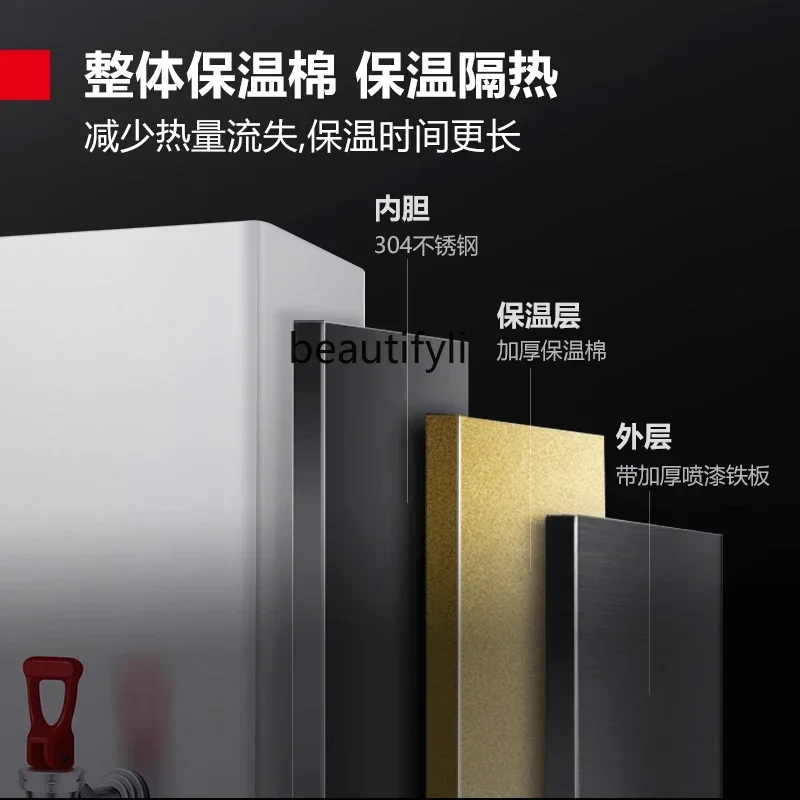 غلاية مياه جديدة مثبتة على الحائط، غلاية مياه تجارية، تسخين كهربائي أوتوماتيكي OfficeHY