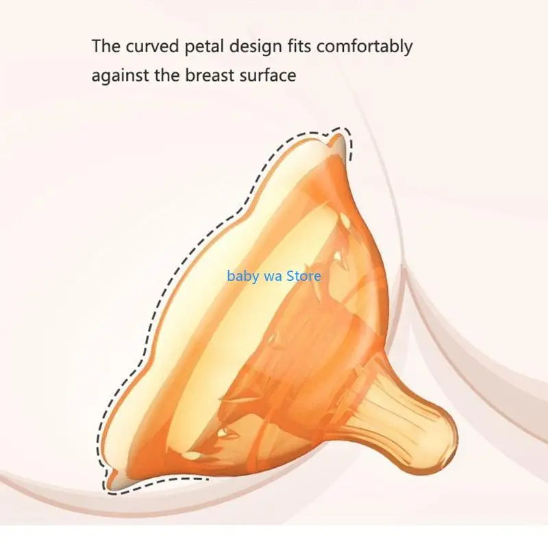 Silicone Nipple Protector Breastfeeding Nipples Cover for Protection Caps for Women Mother with Carrying for Case 4XBD