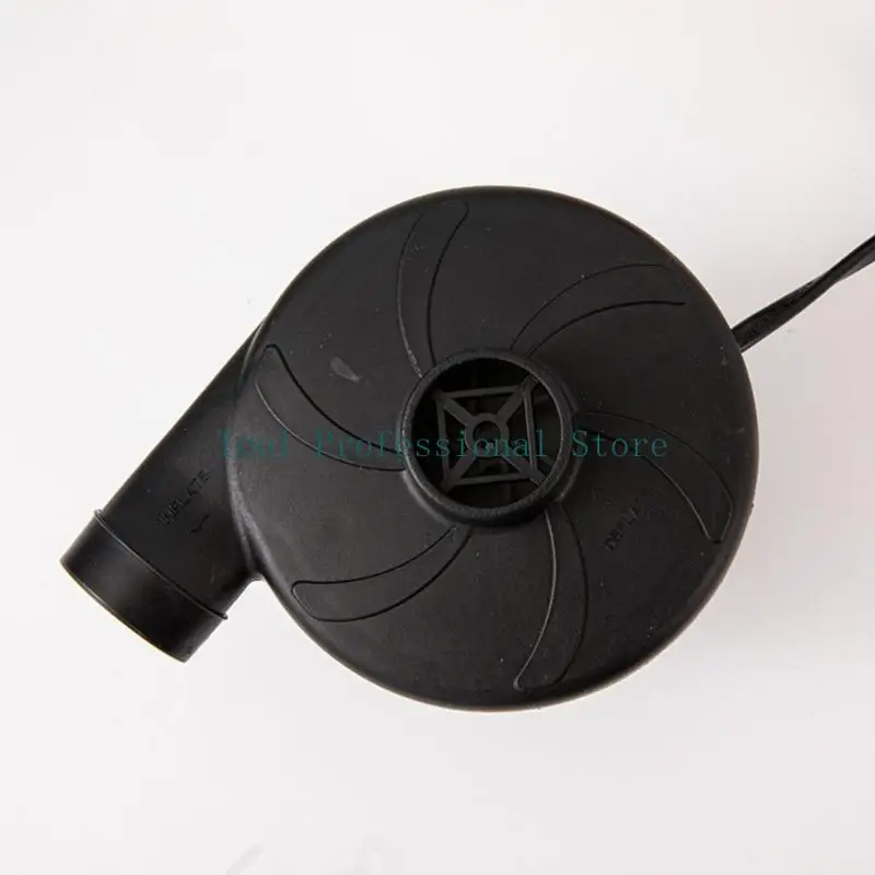 57QF 55W Air Mattress Electric Air Pumps with Dedicated Inflation and Deflation Ports, EU Plug, Vehicle Power Wire, and 3 Nozzle