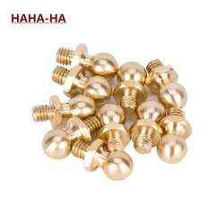 10Pcs M3 Brass Ball Head Screws Trailer Accessories for Tamiya TT01 TT02 Sakura D5 1/10 RC Drift Car Spare Parts Universal