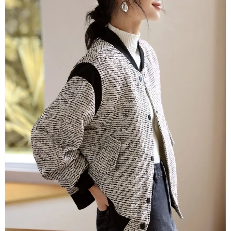 Chaqueta elegante de manga larga para mujer, abrigo informal ajustado, Sexy, de un solo pecho, Y2K