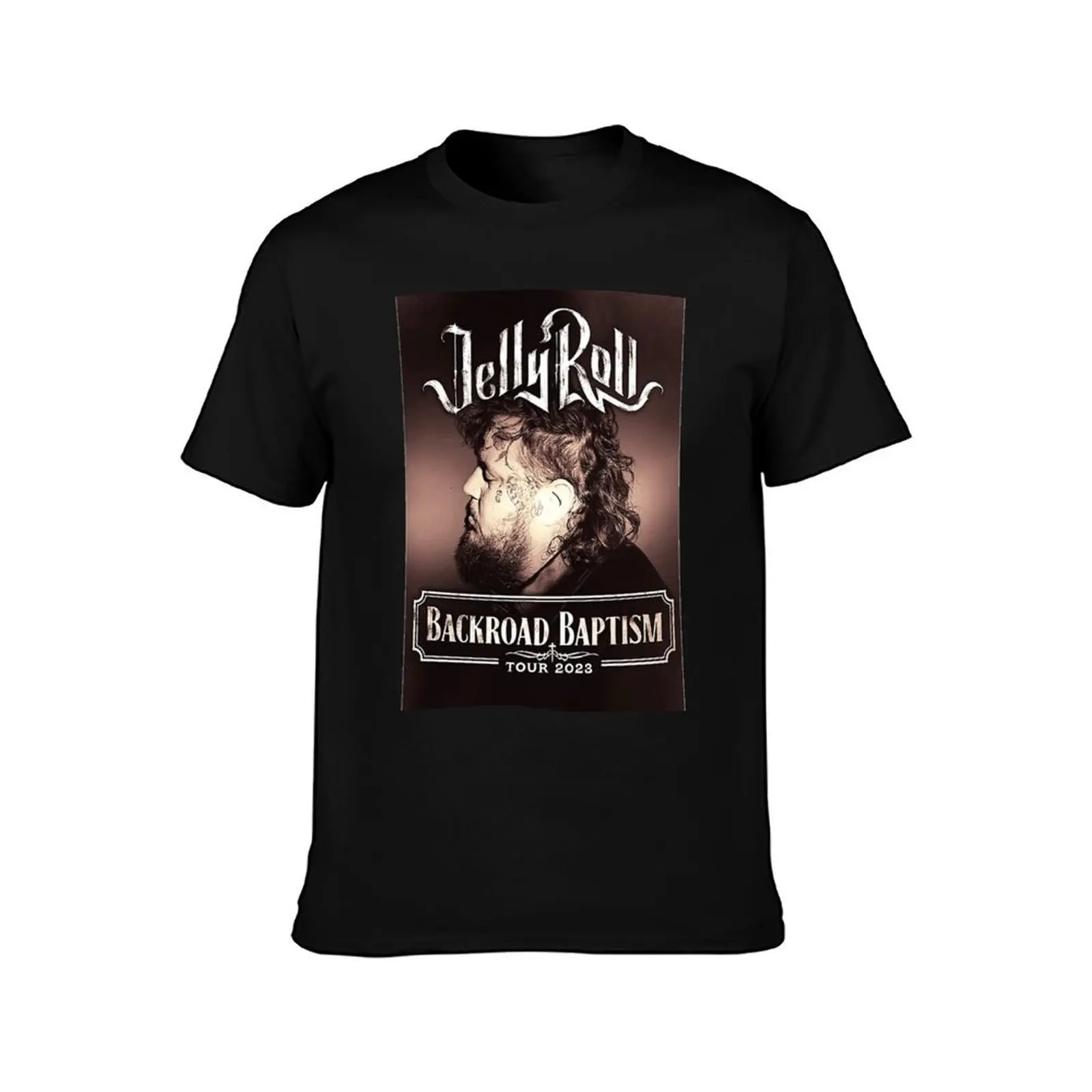 Backroad Baptism Our, Jelly Roll Our, Jelly Roll T-Shirt summer top korean fashion Men's t shirts