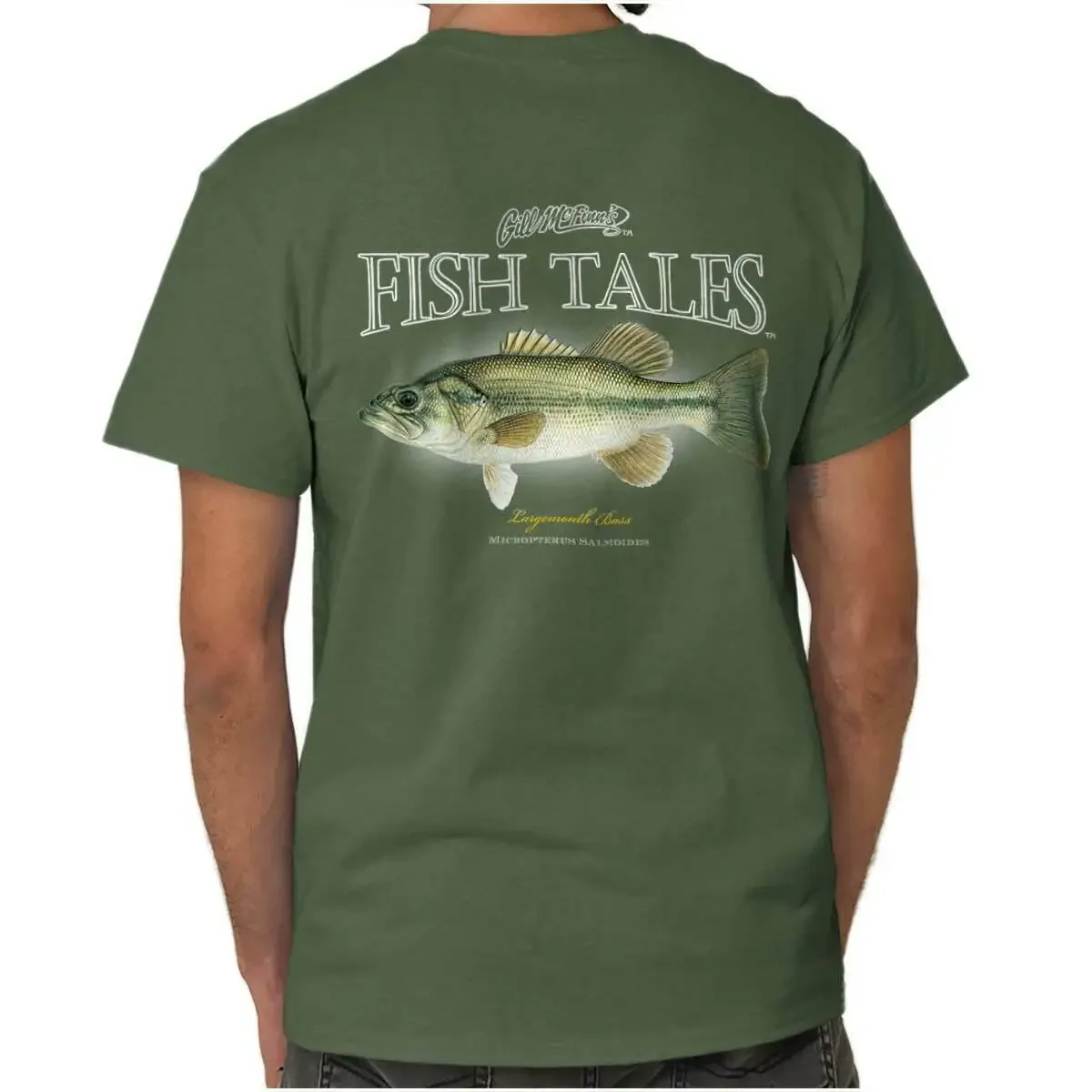 Largemouth Bass Fishing Fisherman Anglers Gift T-Shirt 100% Cotton O-Neck Summer Short Sleeve Casual Mens T-shirt Size S-3XL