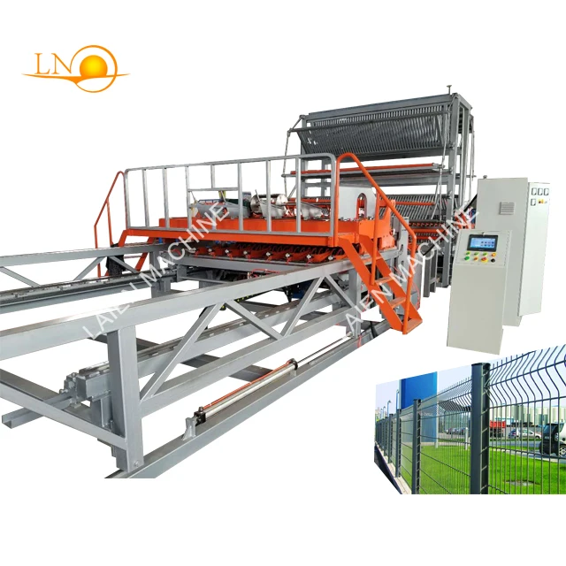 Saldatrice a rete metallica con rinforzo automatico a foro quadrato da 200x200 mm