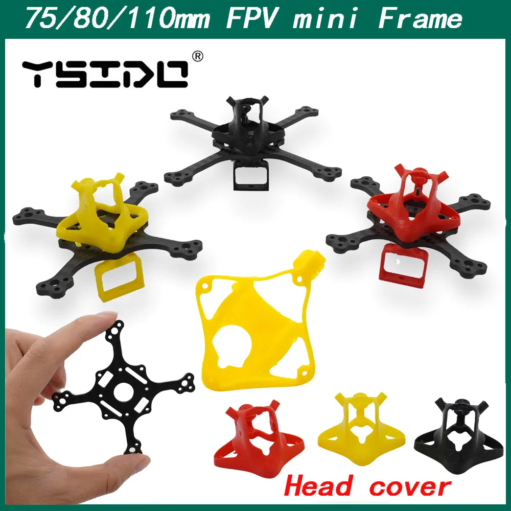 YSIDO Attacking Chicken FPV Drone Frame KIT Transform Mobula6 Mobula7 Modify 1S/2S For RC FPV Tiny Whoop Drone Quadcopter DIY