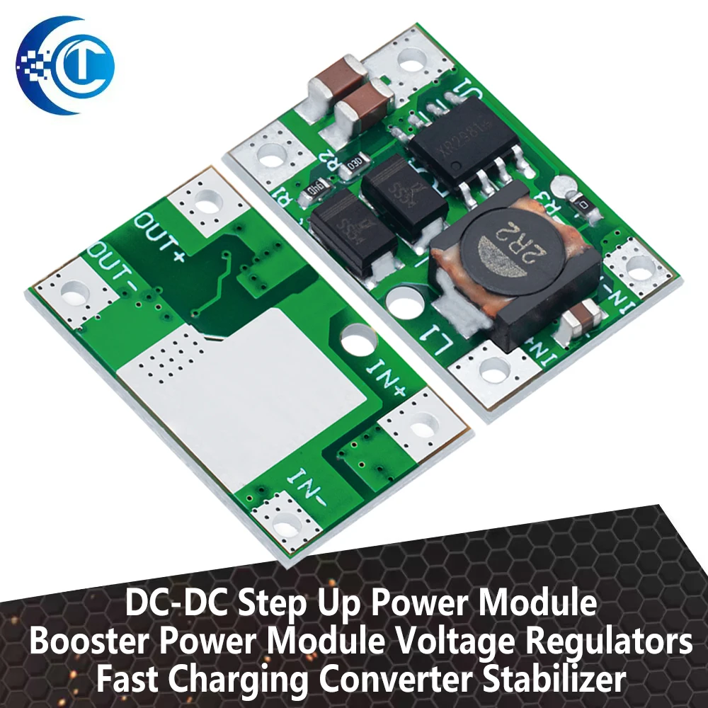 5V 3A 9V 1A 12V 1A DC-DC Step Up Power Module Booster Power Module Voltage Regulators Fast Charging Converter Stabilizer