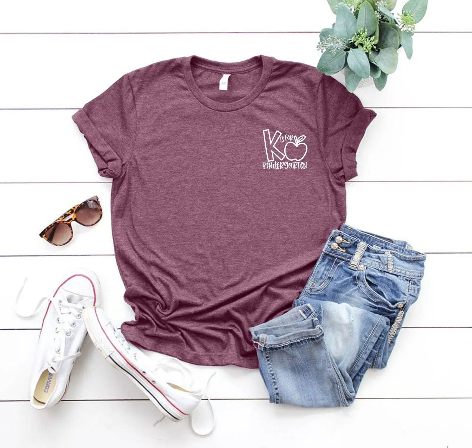 

Alphabet T Shirt For Teachers K Is Kindergarten Pocket Minimalist Teacher Field Trip
