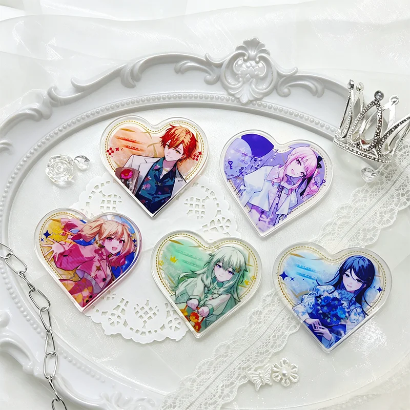 Game Project SEKAI AKIYAMA MIZUKI Saki Tenma HOSHINO ICHIKA Cosplay Standing Plate Acrylic Brick Figure Stand Desktop Ornament