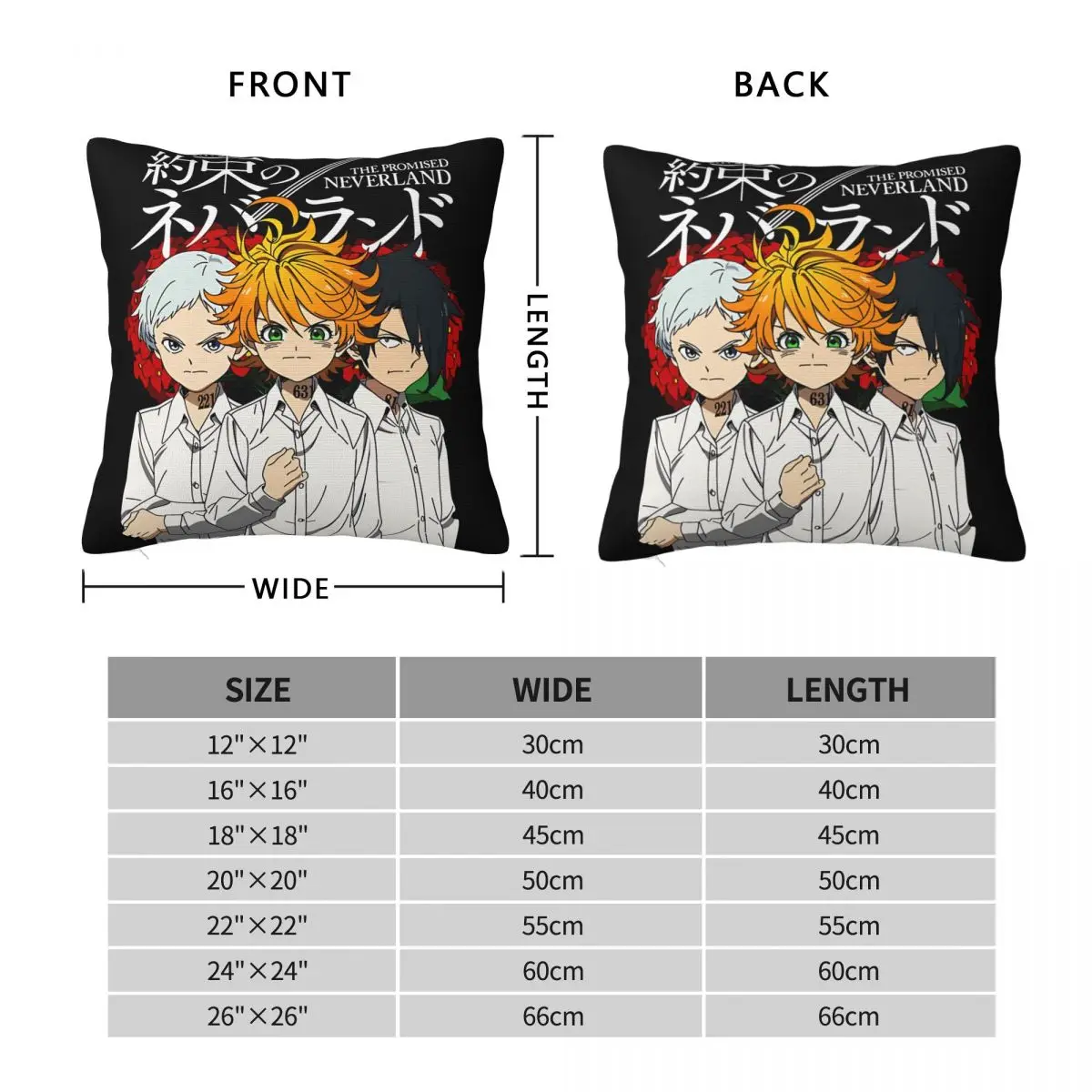 وعد نيفرلاند كيس وسادة إيما راي نورمان الثلاثي غطاء الوسادة غطاء وسادة سادات لكرسي أريكة ديكور المنزل