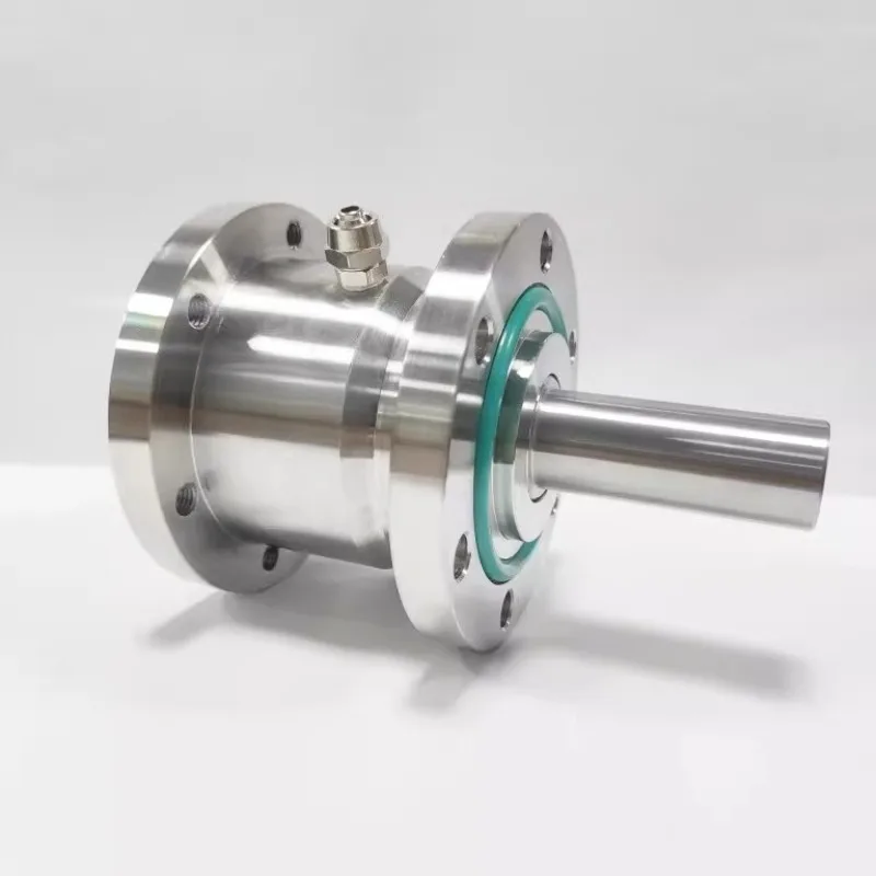 Magnetic fluid seal manufacturer, motor direct connection high temperature and high speed double flange solid shaft, magnetic fl