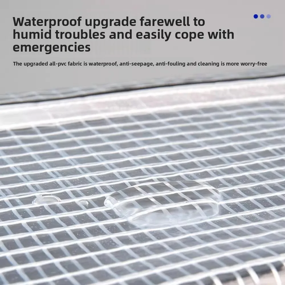 طقم حقيبة PVC شفافة خالية من الغبار ومضادة للكهرباء الساكنة، حل أمان للتخزين في شبكة الغرفة النظيفة