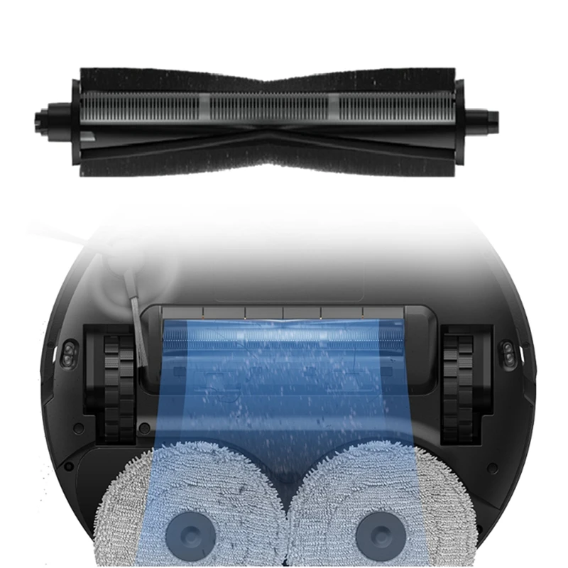 فرشاة ثلاثية الشعر المضادة للتشابك لـ Dreame X30/X40 Ultra/L10s Pro/S10/S20/L20 Ultra غطاء فرشاة رئيسي ملحقات المكنسة الكهربائية
