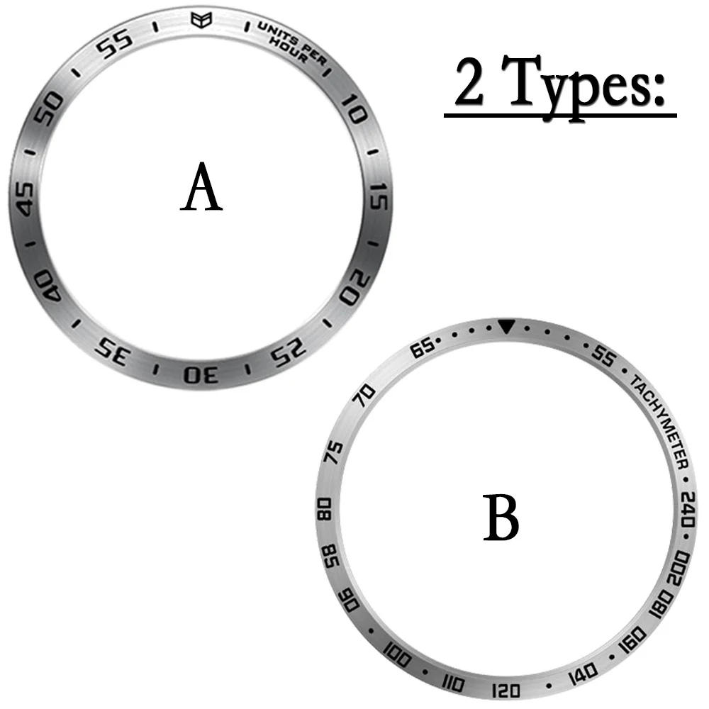 Anillo biselado para reloj Huawei GT 2e, accesorio de protección de Metal, esfera de acero inoxidable, marco de estilo