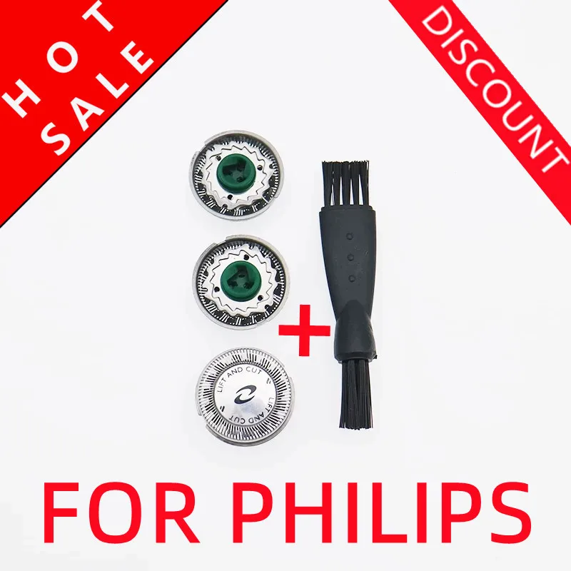 цена 3pcs Replacement Shaver Head for Philips Norelco AT811 AT814 AT890 AT891 AT893 AT910 AT911 Razor Spare Head