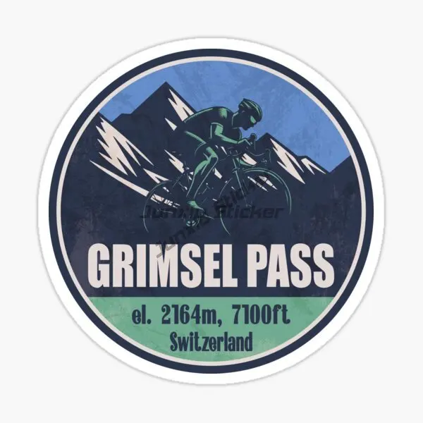 

Grimsel Pass Swiss Mountain Pass Scenery Through The Bernese Alps Car Sticker Vinyl Self-adhesive Decorative Decal