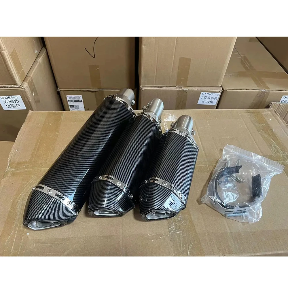 Hochwertiger Universeller 51mm Performance-Auspuff für Motorräder, Schalldämpfer zum Fabrikpreis, 310mm 370mm 470mm 570mm – Detail 23
