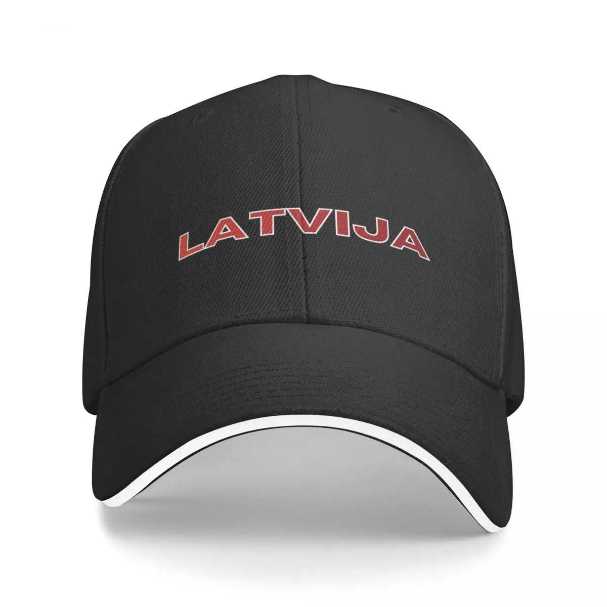 Latvija Red Latvia Baseball Cap fashionable western Hat Hat Luxury Brand fishing hat Boy Child Women's