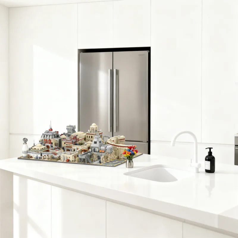 

13929pcs MOC SW Tatooine Mos Eisley Cantina Chapter Star Battle Model Building Blocks Creative DIY Gift Display Decor Assemble