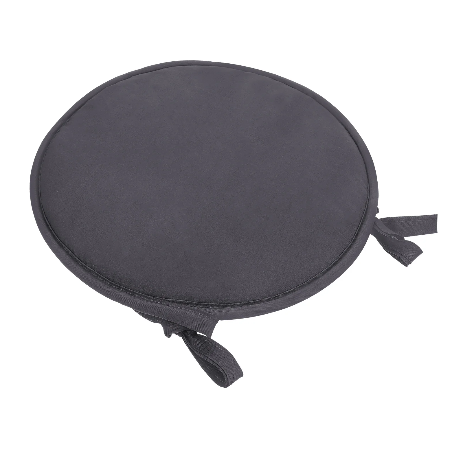 

1pc Thickened Seat Cushion Round 30Cm Dark Grey Premium Sponge Pad For Home Office Dining Chair Sofa Decor Seat Pads For Chairs