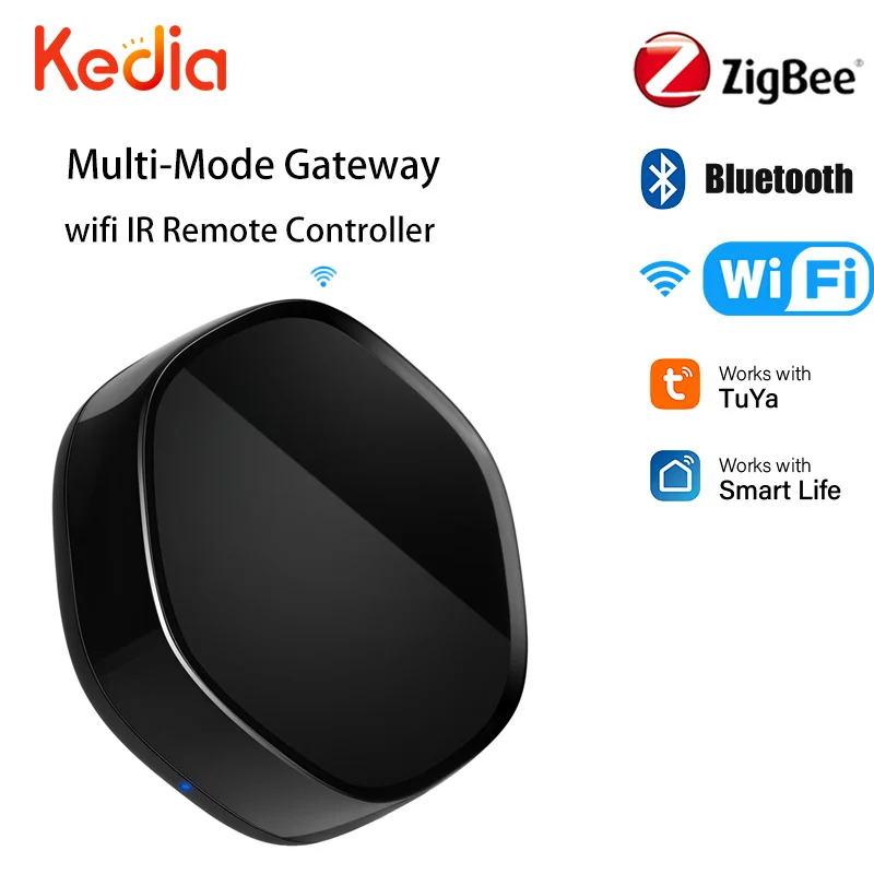 Tuya ZigBee Smart Multi-Mode Gateway Hub Smart Home Wireless Bridge Bluetooth Mesh WiFi IR Remote Control For Alexa Goole Home