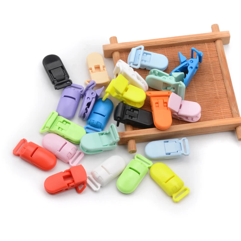LOFCA-clip de plástico para creación de joyas, herramientas colgantes, clips multicolores para collar, accesorios de joyería, 20mm, 10 unidades por