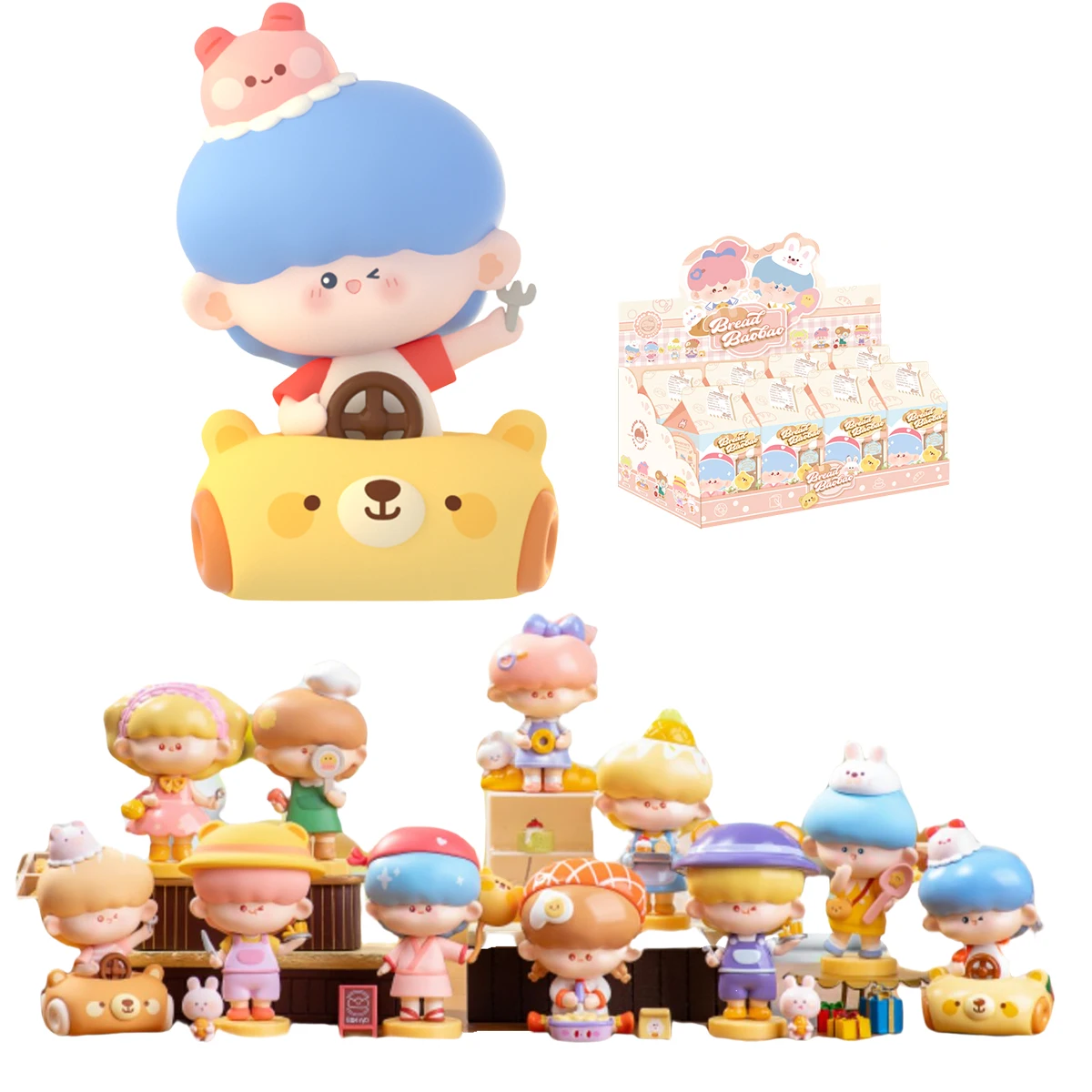 

HIPLAY Simontoys BREAD BAOBAO - Brothers and Sisters Bread Workshop Blind Box Figure