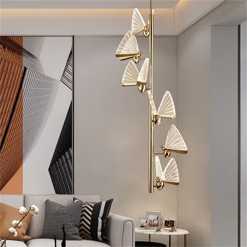 

DORIAN Nordic Butterfly Chandelier Fixtures Pendant Lights Luxury Home LED for Home Decoration