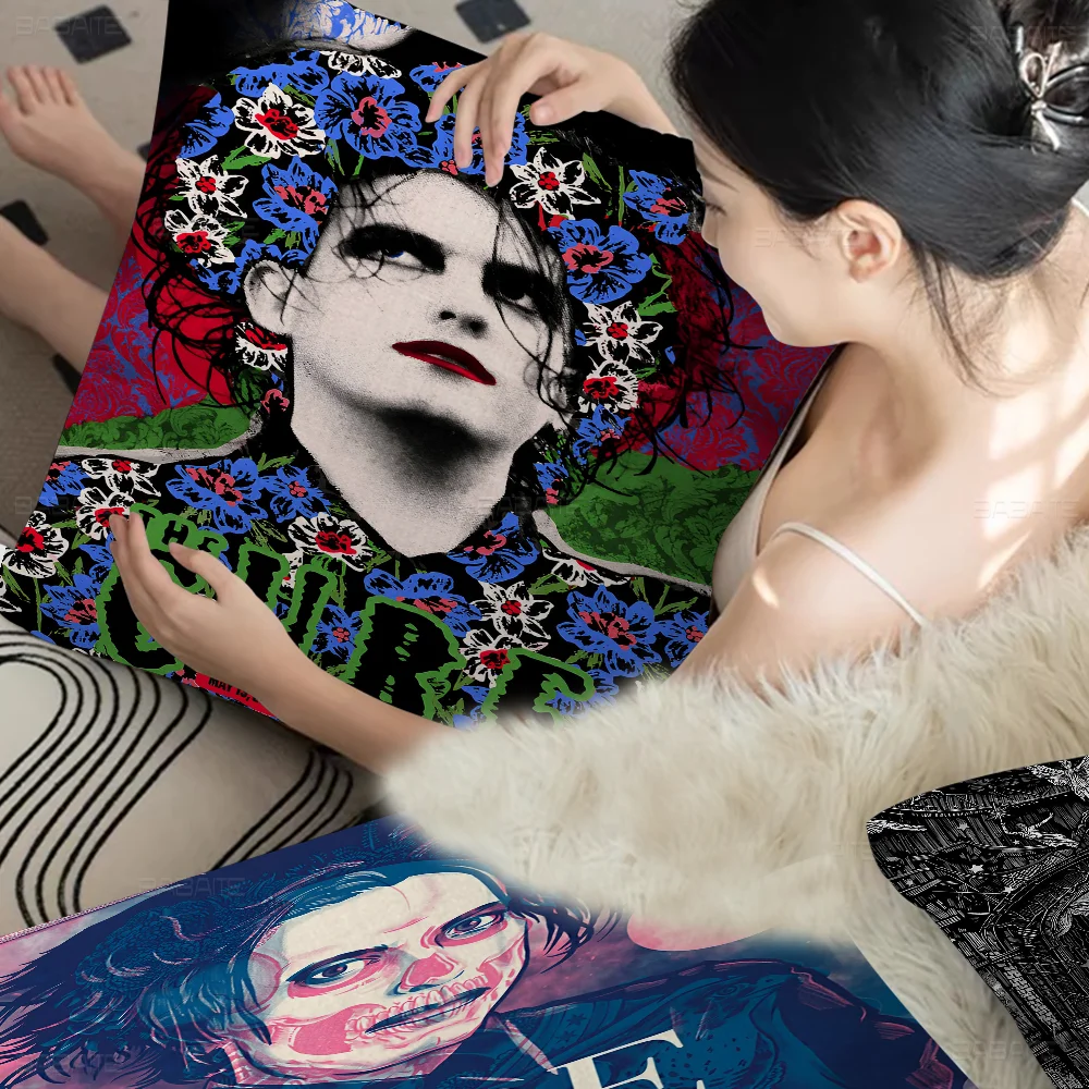 

The Cure Band Whitepaper 45*45cm Cushion Cover Pillow Cover Decor Pillowcase Home Pillowcase For Couch Pillow