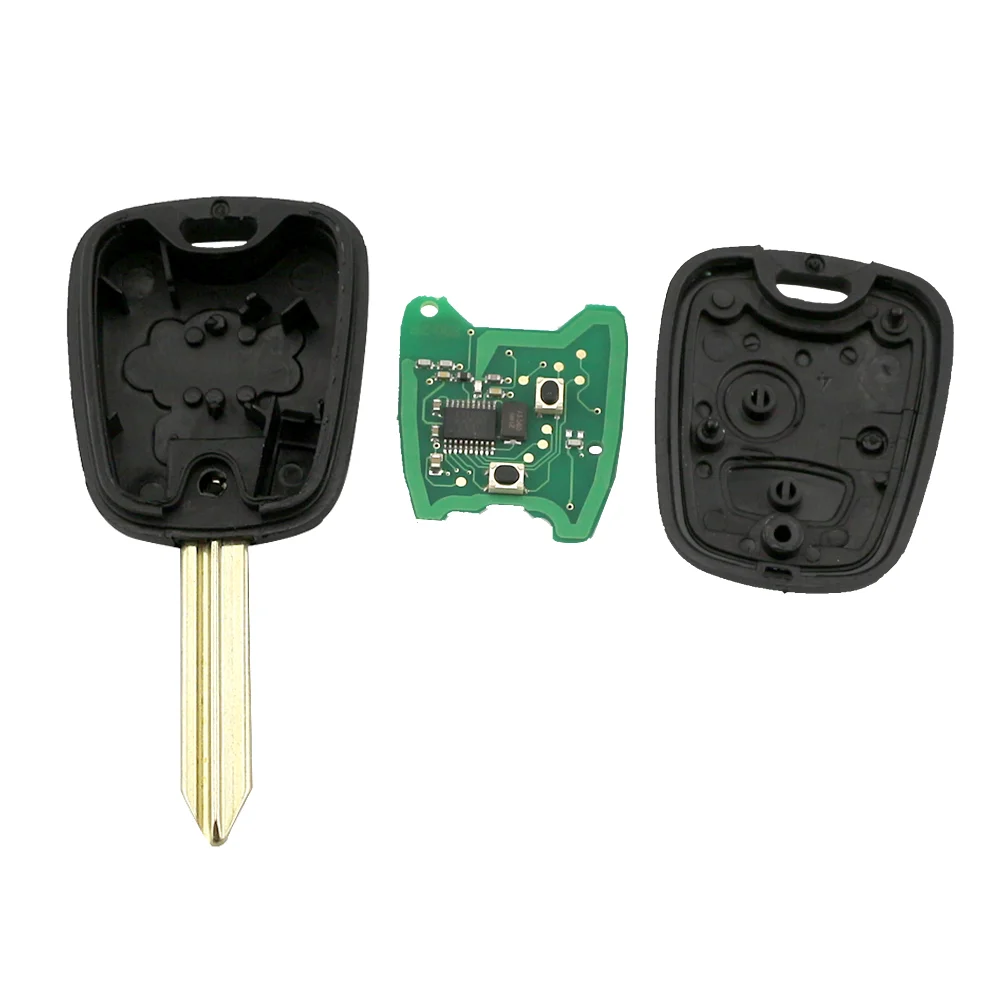 Remote Car Key For Peugeot 106 107 206 306 307 207 407 Partner For Citroen C1 C2 C3 C4 Saxo Xsara Picasso 433MHz ID46 Chip Uncut - view 5