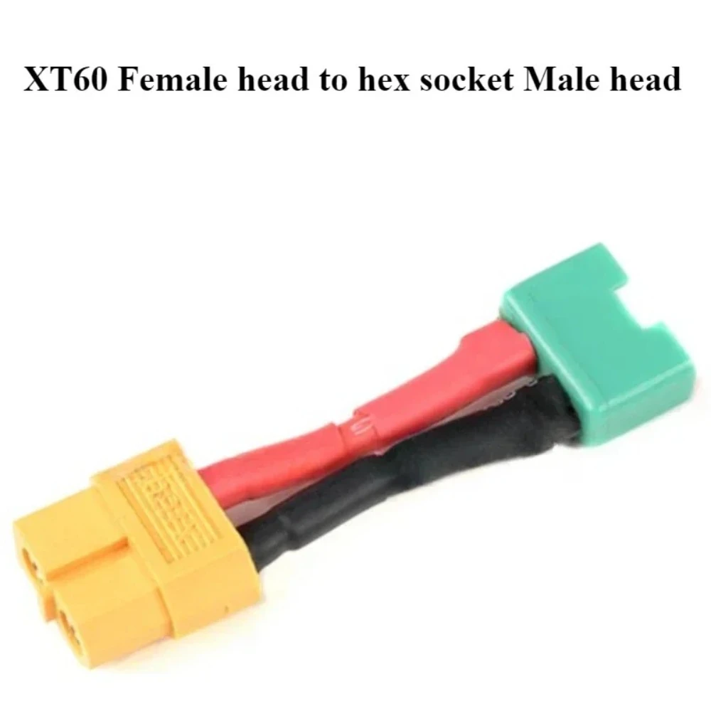 1/2/3/5Pcs XT60 to XT30/XT90/EC3/TRX/XT90S/AS150/XT150 Male/Female Plug 5cm 10cm Silicone Wire Cable for RC FPV Quadcopter Drone