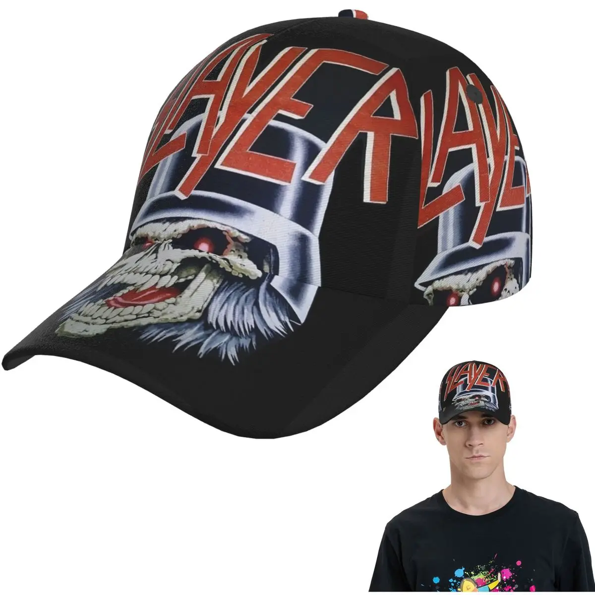 

Сетчатые бейсболки с логотипом Slayers, модные бейсболки Snapback, дышащие повседневные бейсболки, уличные кепки для мужчин и женщин