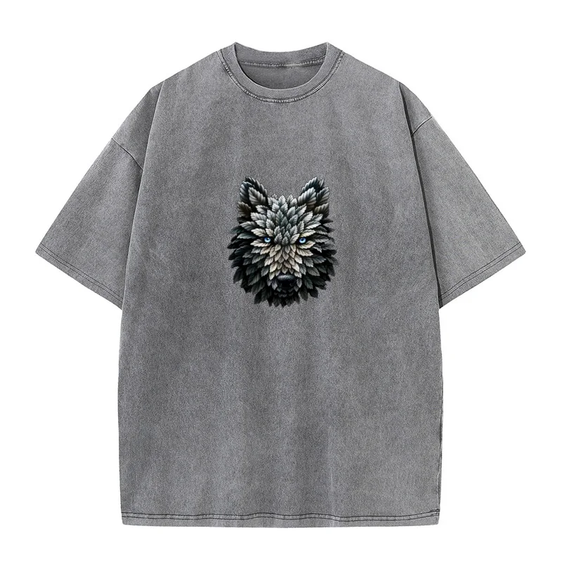Summer Outdoor Timberwolves Short Sleeve NEW YEAR DAY Tees Discount O-Neck 100% Cotton Washed Tee-Shirt Woman vintage T Shirt