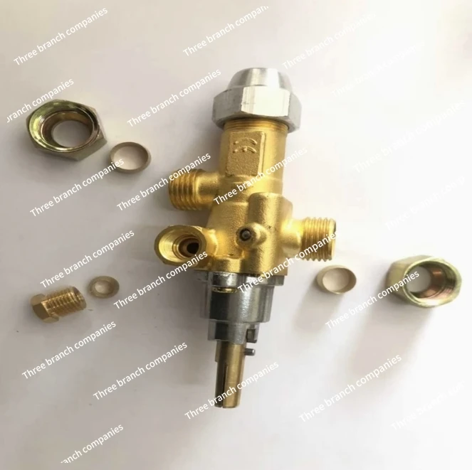 Six-head pot oven with oven gas safety switch valve RB064