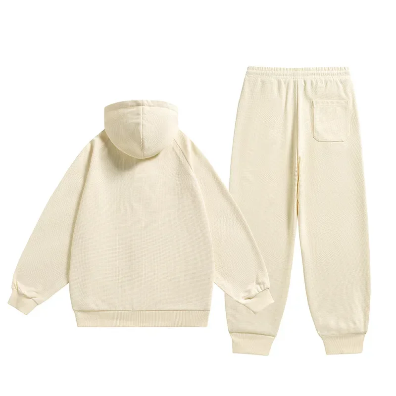 2024 Autumn Winter Men's Running Tracksuit Hoodies + Sweatpants 2 Pieces Casual Track Suit Sportswear Male Fashion Suits image 5