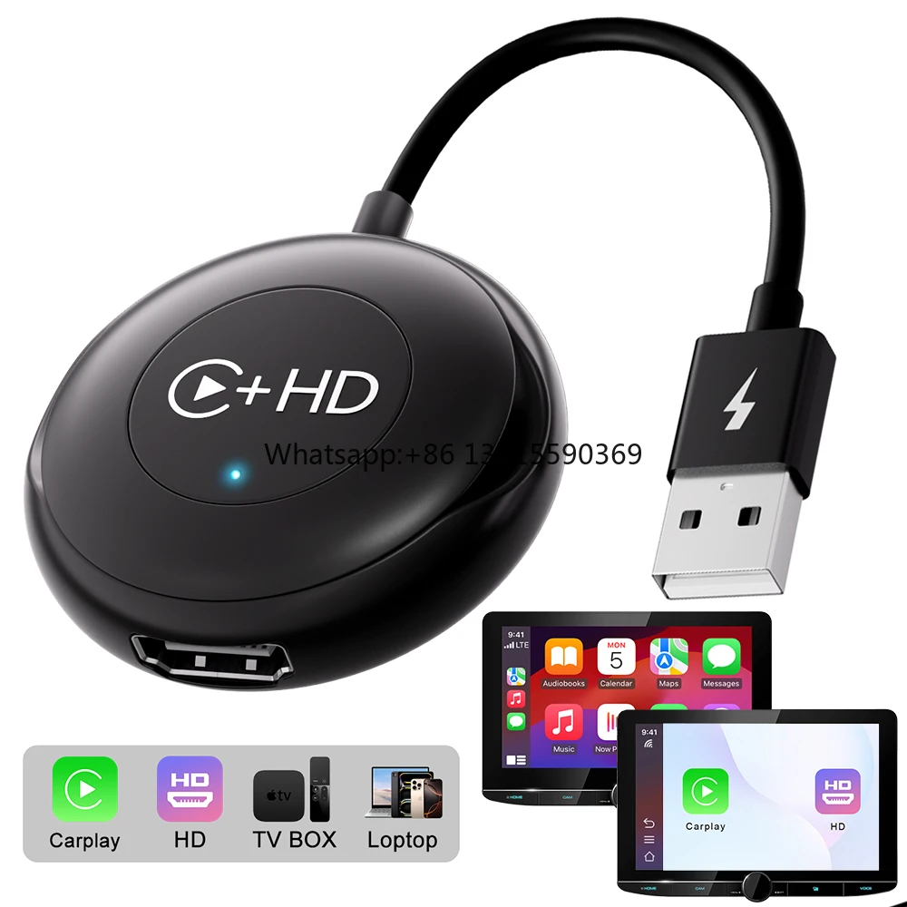 

Carplay Wireless Adapter Car Play Wireless aple Carplay Dongle Converter Wired to Wireless CarPlay