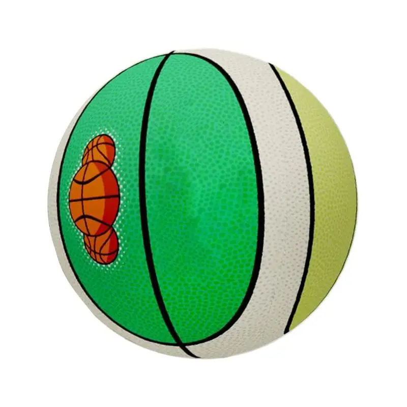 

Basketball Soft Basketball Indoor Foam Toy For Age 3-12 Shock Absorption Sponge Ball For Kids Team Practice Floor Wood Tile