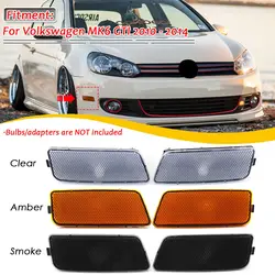 1 Pair Car Front Bumper Turn Signal Bezel Side Marker Light Lamps Housing For VW Golf MK6 GTI 2009-2013 5K0945071 5K0945072