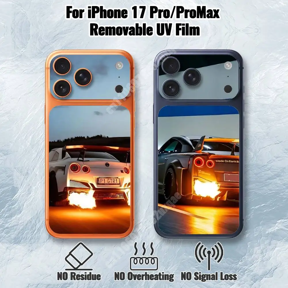 

S-Skyline JDM Racing Car Removable UV Film for iPhone 17 Pro 17 ProMax Back Cover