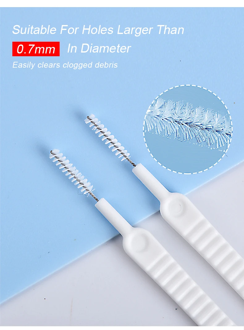 Nylon Kleine Bürste Dusche Kopf Handy Loch Kleine Loch Lücke Reinigung Pinsel Haushalts Reinigung Werkzeuge Liefert Gadgets – Detail 4
