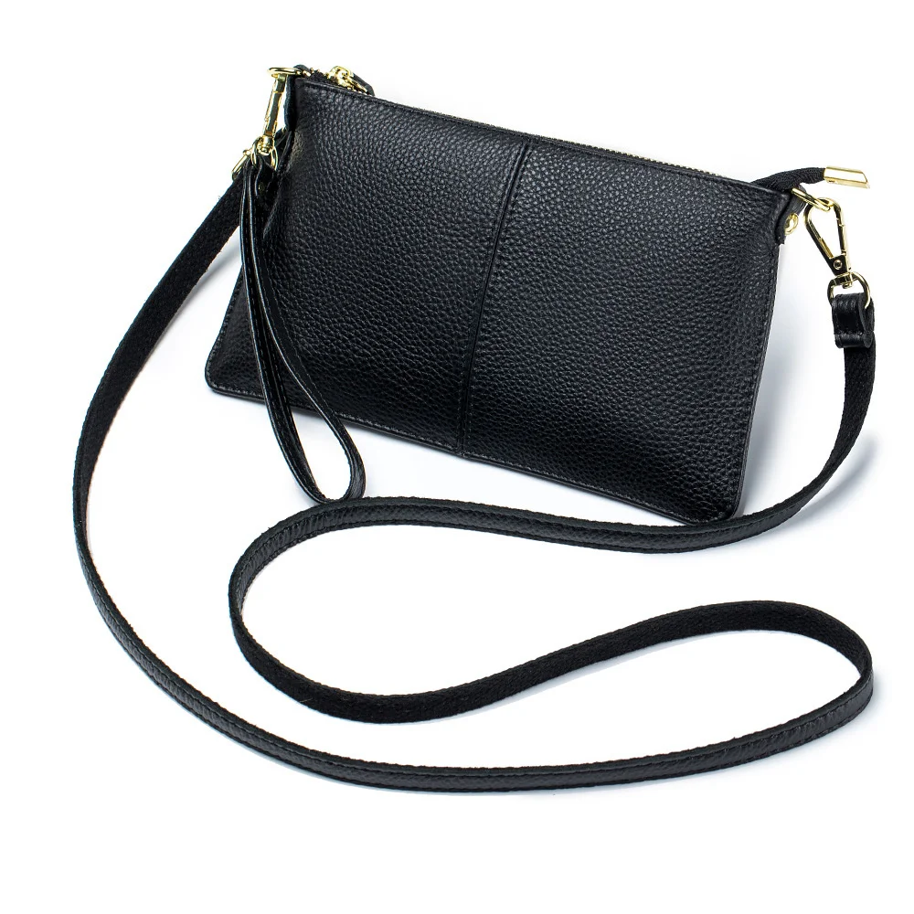 

Crossbody Bag New Women's Flap Bag Genuine Leather Handbag Lutch Wallet Fashion Women's Bag Top Layer Cowhide Shoulder Bag