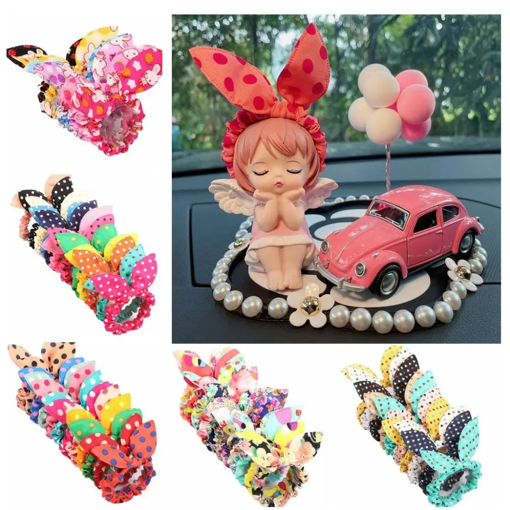 10pcs For 17cm Doll Plush Doll Hair Loop Kawaii Manual Doll Hairband Creative Cartoon Doll Accessories Toys Accessories