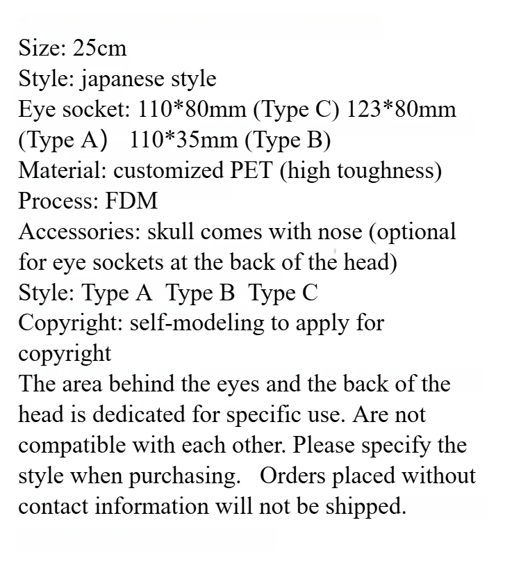 Kemono-mascarilla Base con estampado 3D de gato mascota, traje de bestia semisalista, accesorio de disfraz de calavera