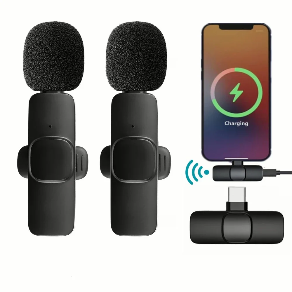 MINI Wireless Microphone Lapel Karaoke Gaming Caixa de Som MIC Sound Mixer Gamer Microphone cell phone E60