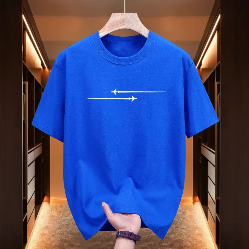 Sommer Männer T-shirt 100% Baumwolle Mode Lässig Druck O Hals Kurzarm Im Freien Straße T-shirt Sport Tops Party Täglichen Herrenmode