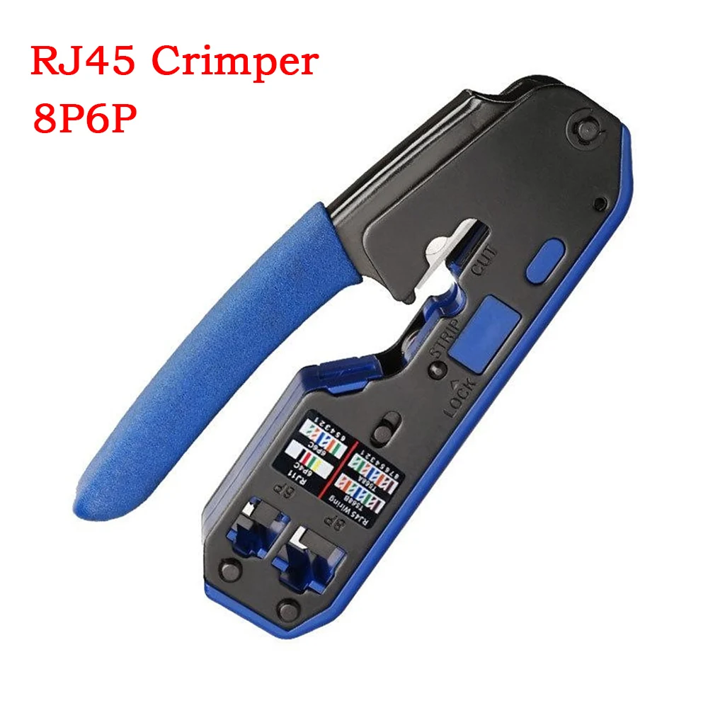 

Rj45 Tool Network Crimper Cable Stripping Plier Stripper for Rj45 Cat6 Cat5E Cat5 Rj11 Rj12 Connector Crimping Wire Cable Pliers