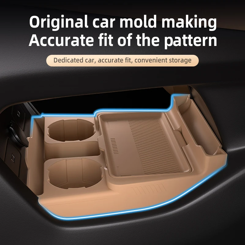 

Car Center Console Lower Storage Box Silicone Case Anti-slip Organizer Scratch Wear resistant For Geely Xingyue L Monjaro 2025