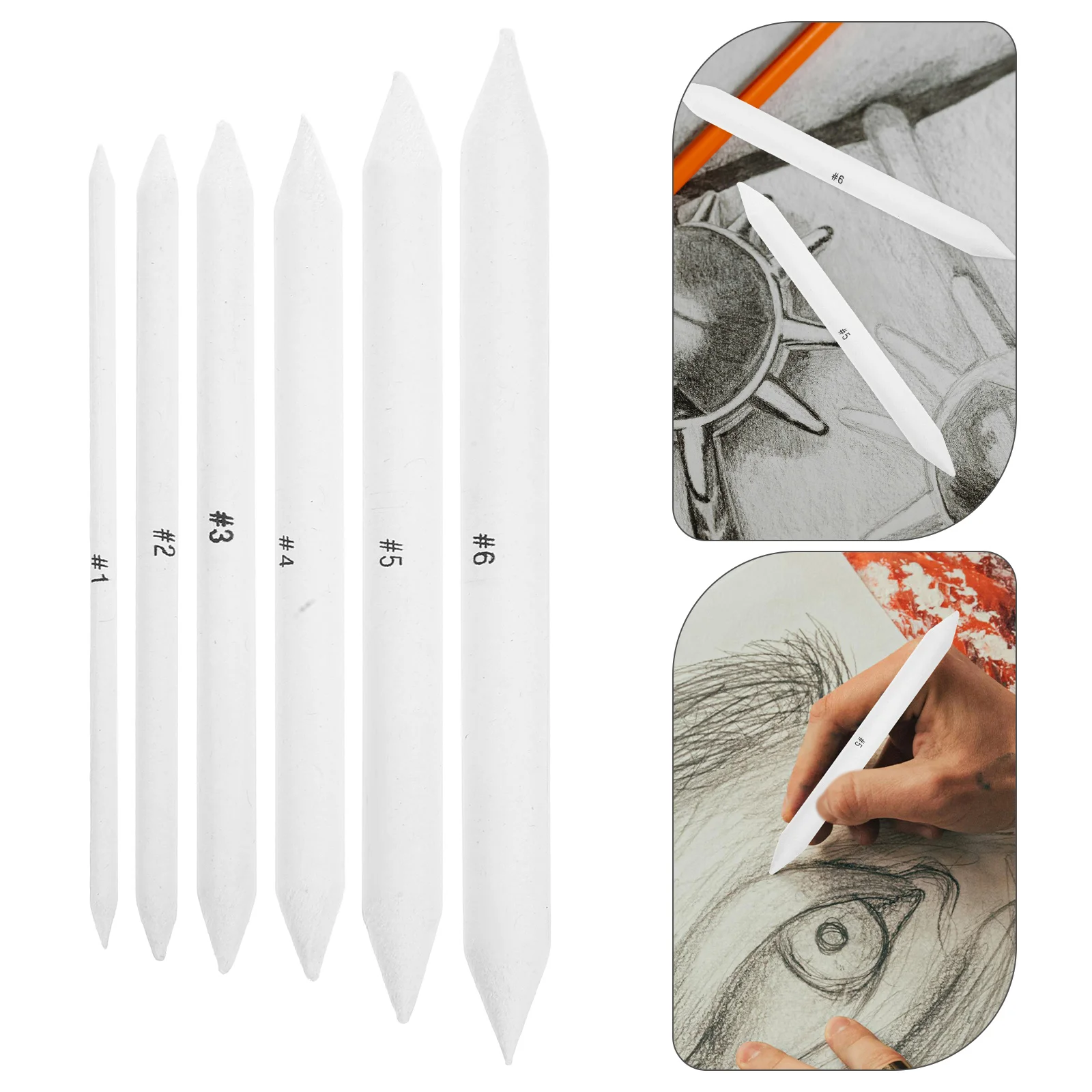 

Solid Sketch Pen Artist Sketching Pencils Double Head Paper Blending for Colored